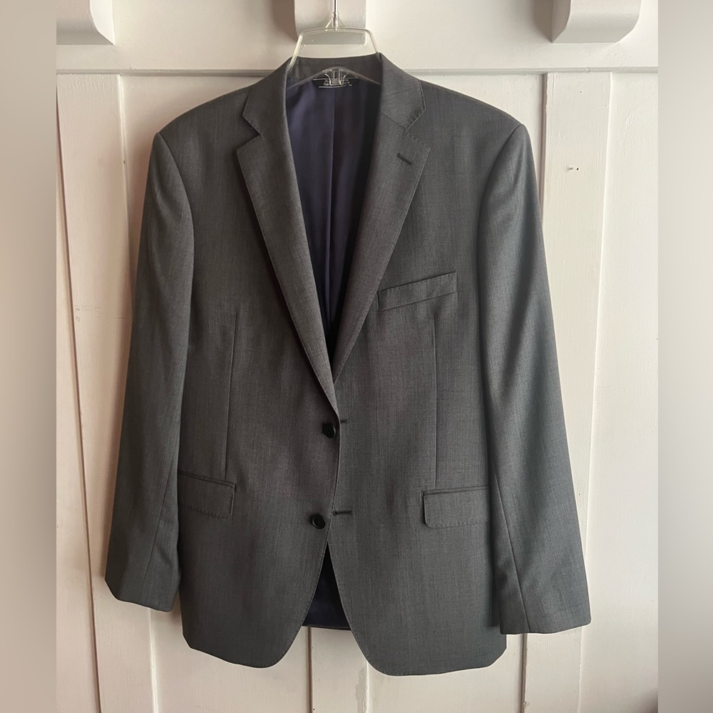 Saks Fifth Avenue Mens Blazer/Suit Jacket Trim Fit 42R